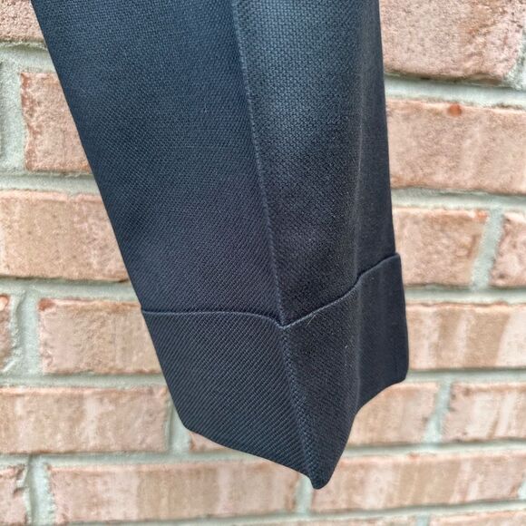 LOFT Black Cropped Pants with Flat Front Design - Picture 6 of 7